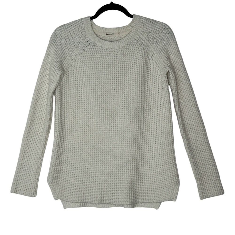 Marine Layer Sweater Women's‎ Small Beige Cozycore Stretch Corpcore Heritage